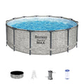 14' x 48 Round Above Ground Swimming Pool Set Q23651