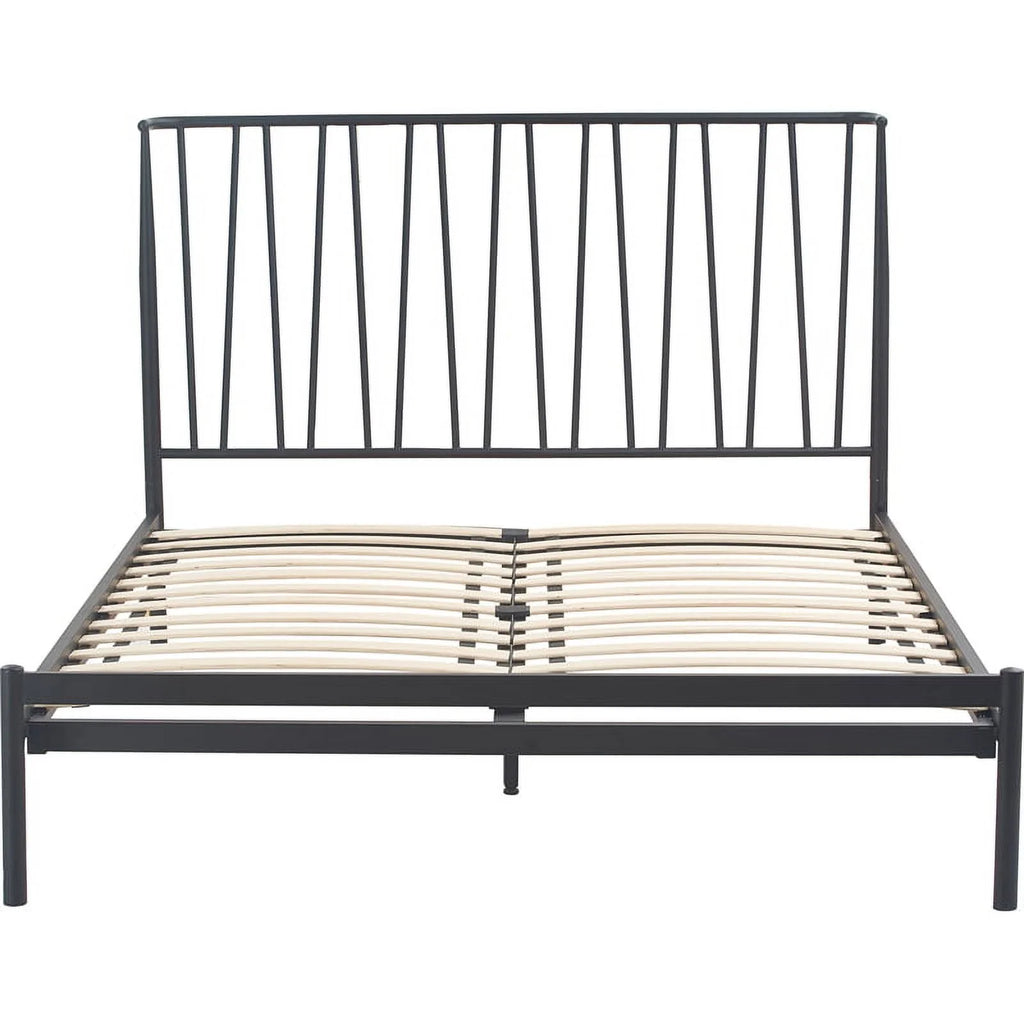 Black Metal King Bed Q986