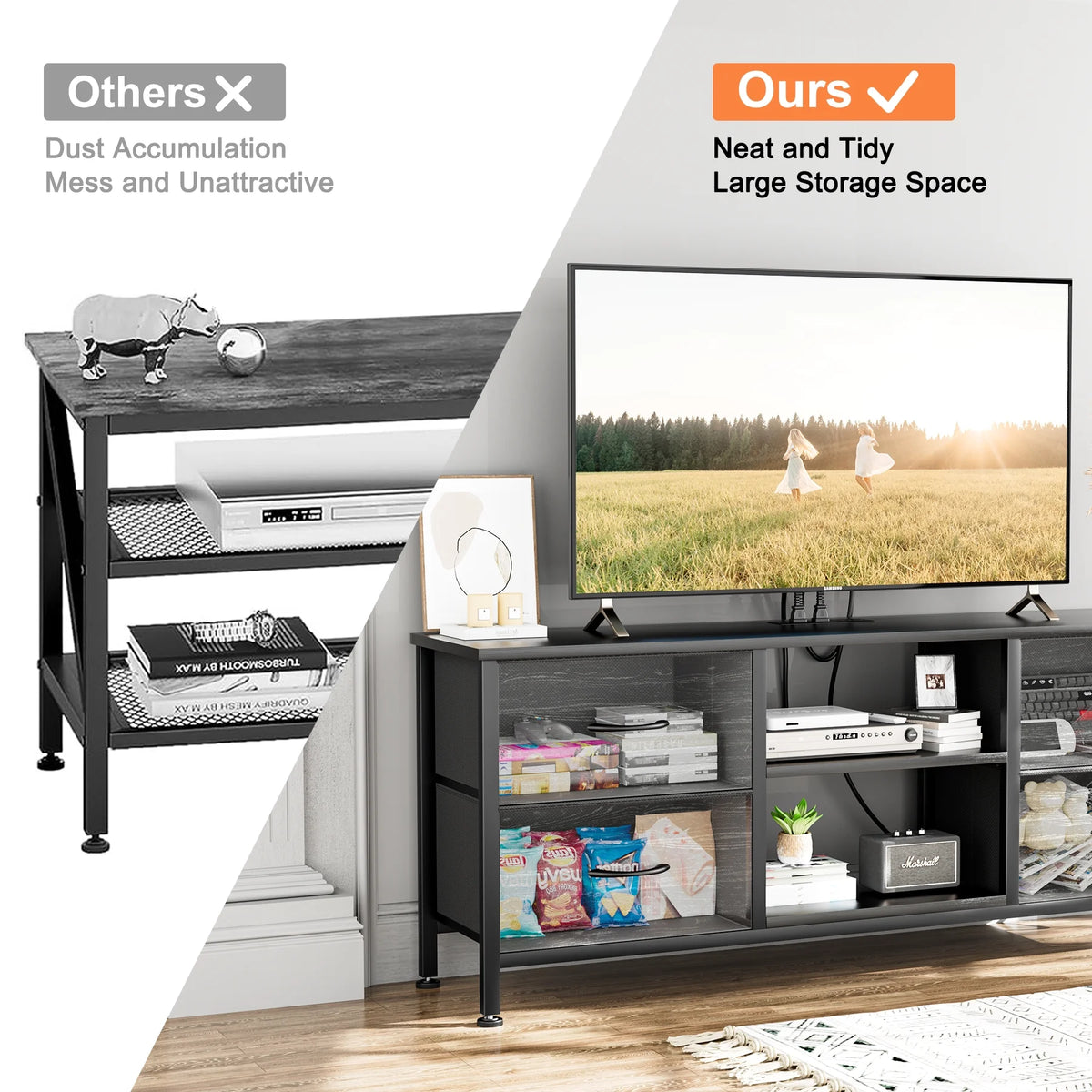 Brown 4 Drawer Dresser TV Stand A351813