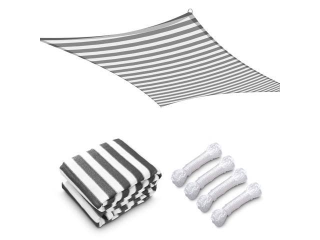 18x18 ft 97% UV Block Square Sun Shade Sail Canopy L4515