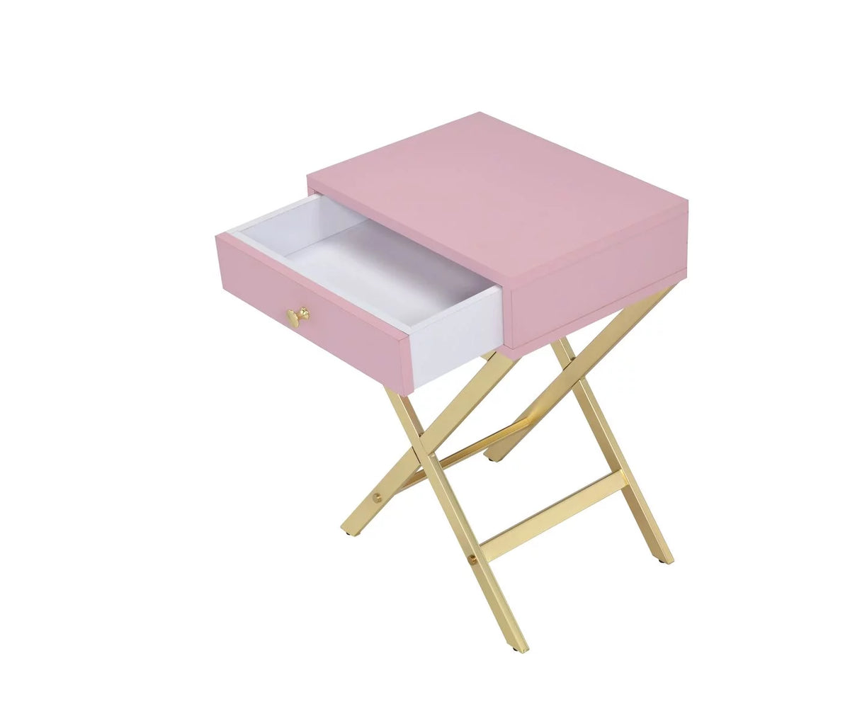 Pink & Gold Side Table L107832