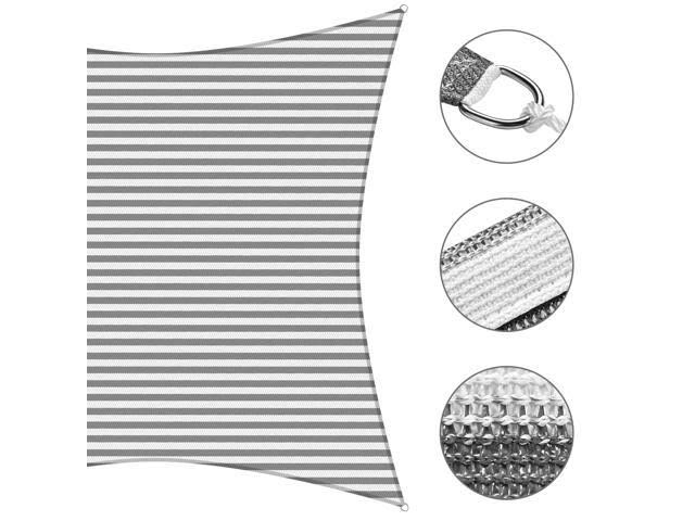 18x18 ft 97% UV Block Square Sun Shade Sail Canopy L4515