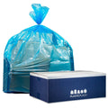100 / Case 40-45 Gallon Blue Recycling Bags G48467