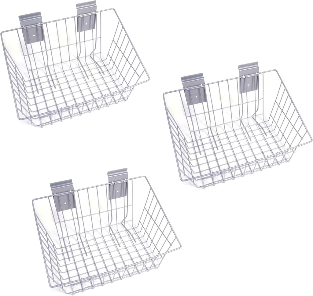 15" x 11" x 8" Medium Wire Basket - 3 Pack N205643