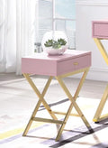 Pink & Gold Side Table L107832