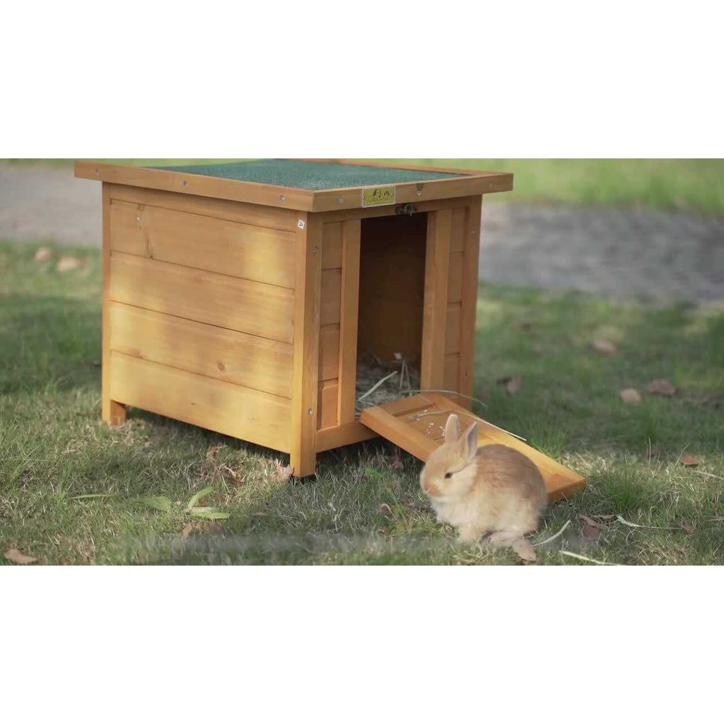 24′′L Waterproof Wooden Outdoor Rabbit Enclosure R53971