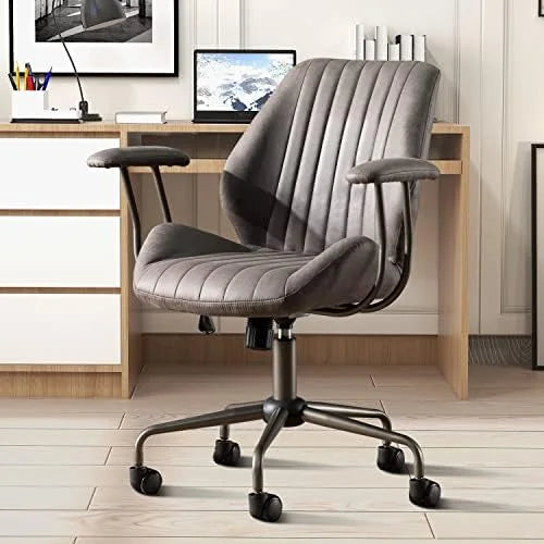 Ergonomic Suede Fabric Office Chair K12474