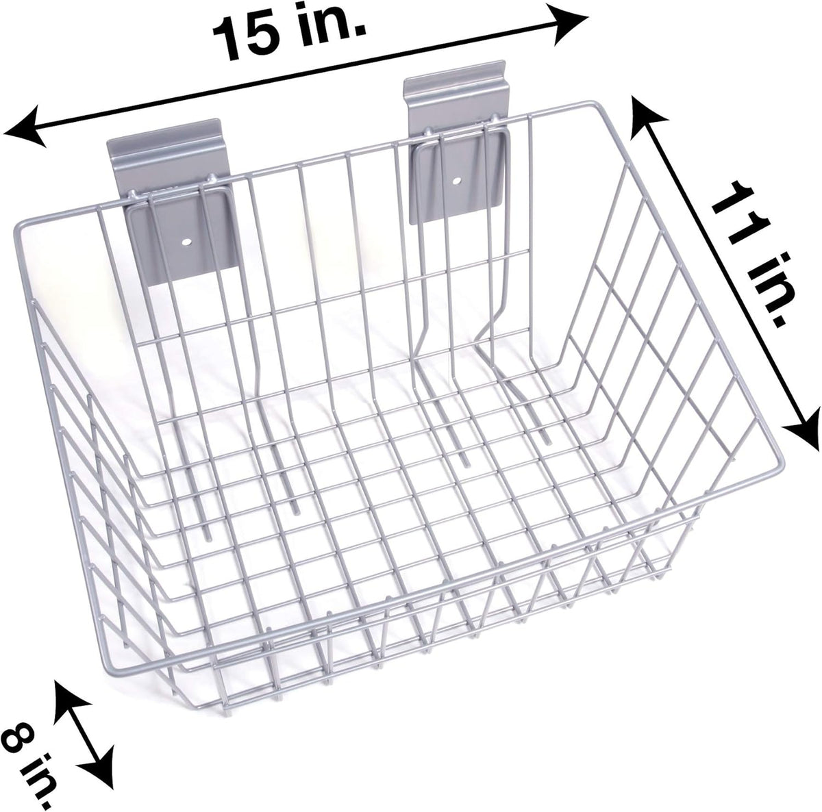 15" x 11" x 8" Medium Wire Basket - 3 Pack N205643
