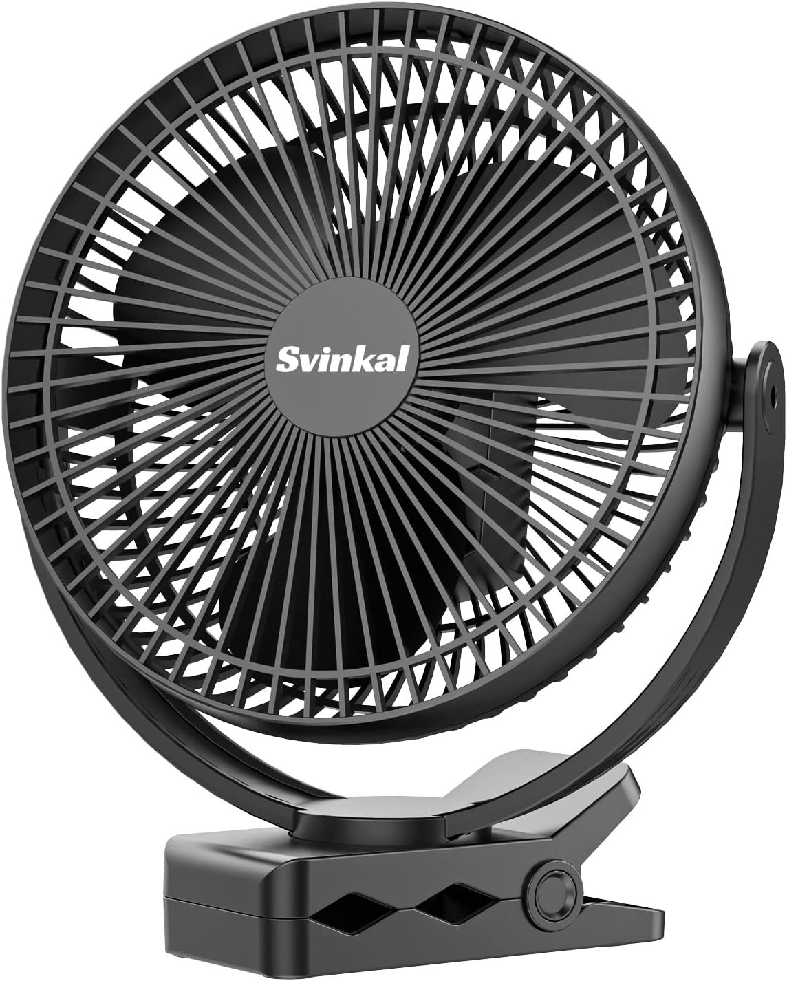 USB Desk Fan with 20000mAh Rechargeable Battery, 200 Hours, 3 Speed, 360° Rotation S8281