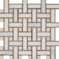 Marble Mosaics Basketweave Honed Tile Z429368
