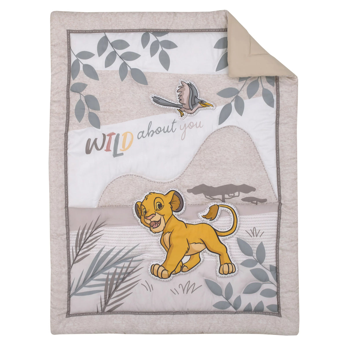 3 Piece Crib Bedding Set X4669