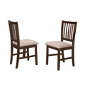 Wooden MDF Dining Chair with Fabric Cushion Set of 4 I300374