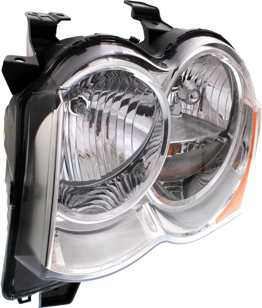 Headlight Assembly for Jeep Grand Cherokee 2008 2009 2010 Driver and Passenger Side Pair Halogen P694