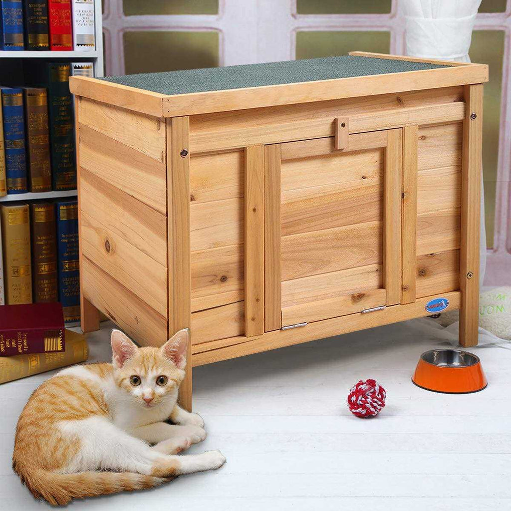 24′′L Waterproof Wooden Outdoor Rabbit Enclosure R53971