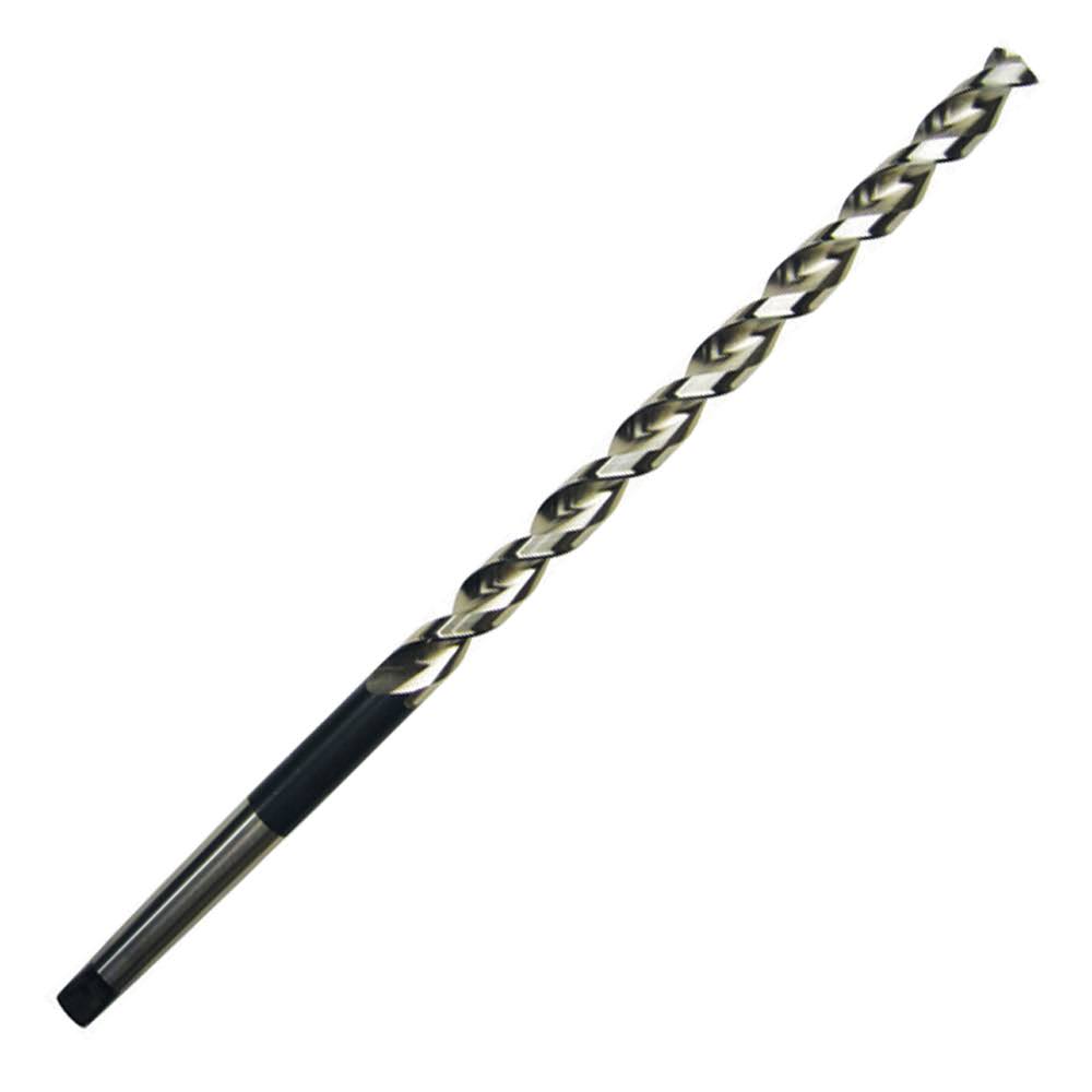 14.5mm 2MT High Speed Steel Taper Shank Drill Bit, Oxide Finish, 220mm Flute Length, 340mm OAL F518