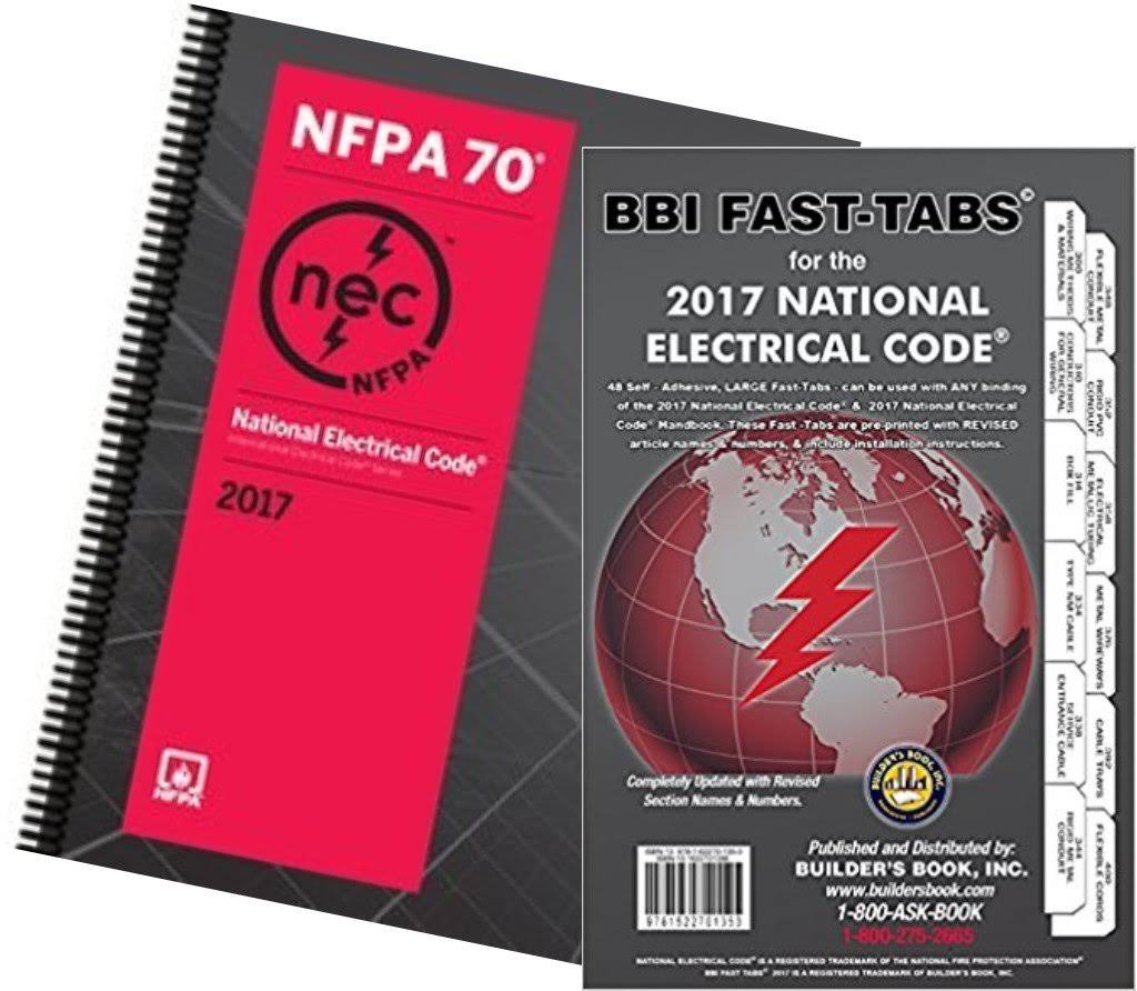 NFPA 70 National Electrical Code NEC Softbound and Tabs Set 2017 Edition Z559288
