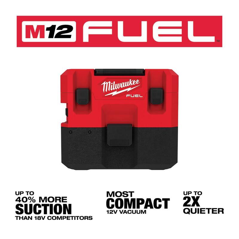 12-Volt Cordless Wet/Dry Vacuum and Impact Driver with Battery and Charger L683871