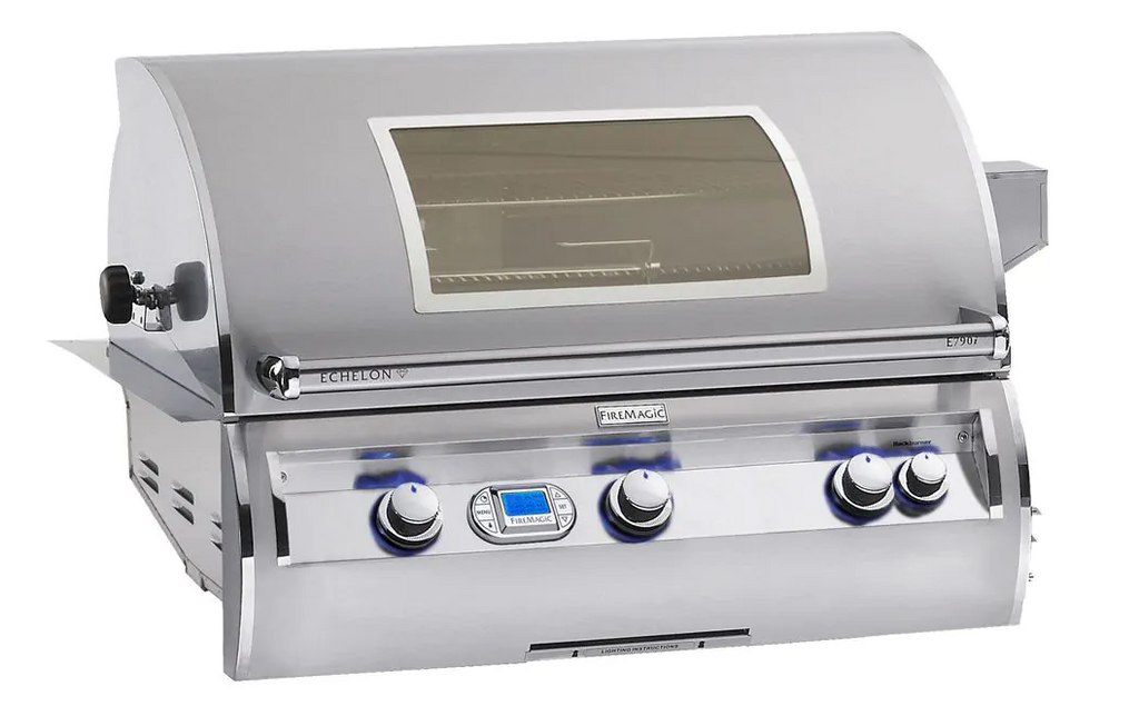 36-inch Built-In Propane Gas Grill with Rotisserie and Digital Thermometer B9204