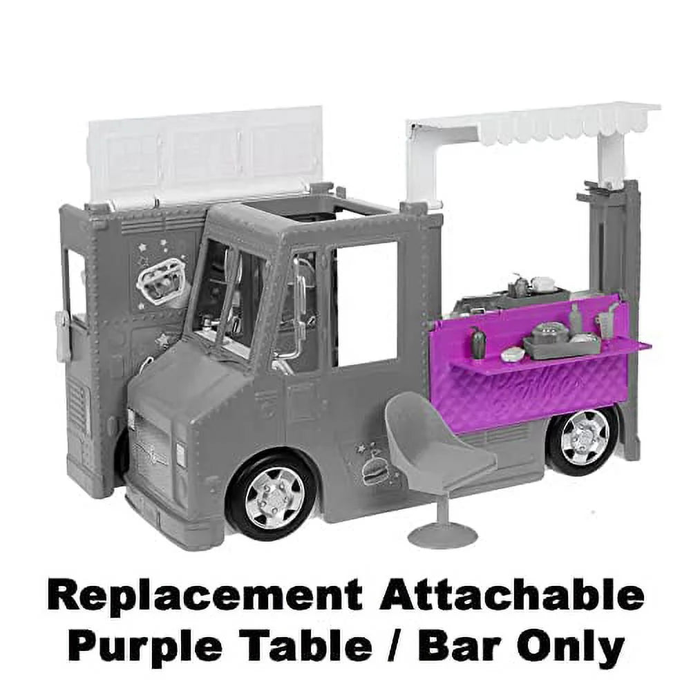 Purple Table / Bar Replacement Part for Doll Foodtruck Playset T441926