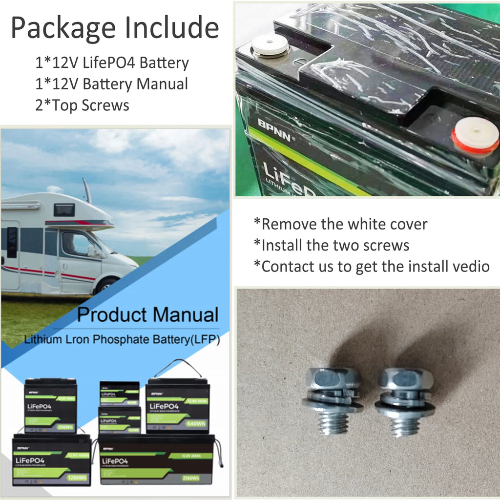 12V 100Ah LiFePO4 Lithium Battery K2844