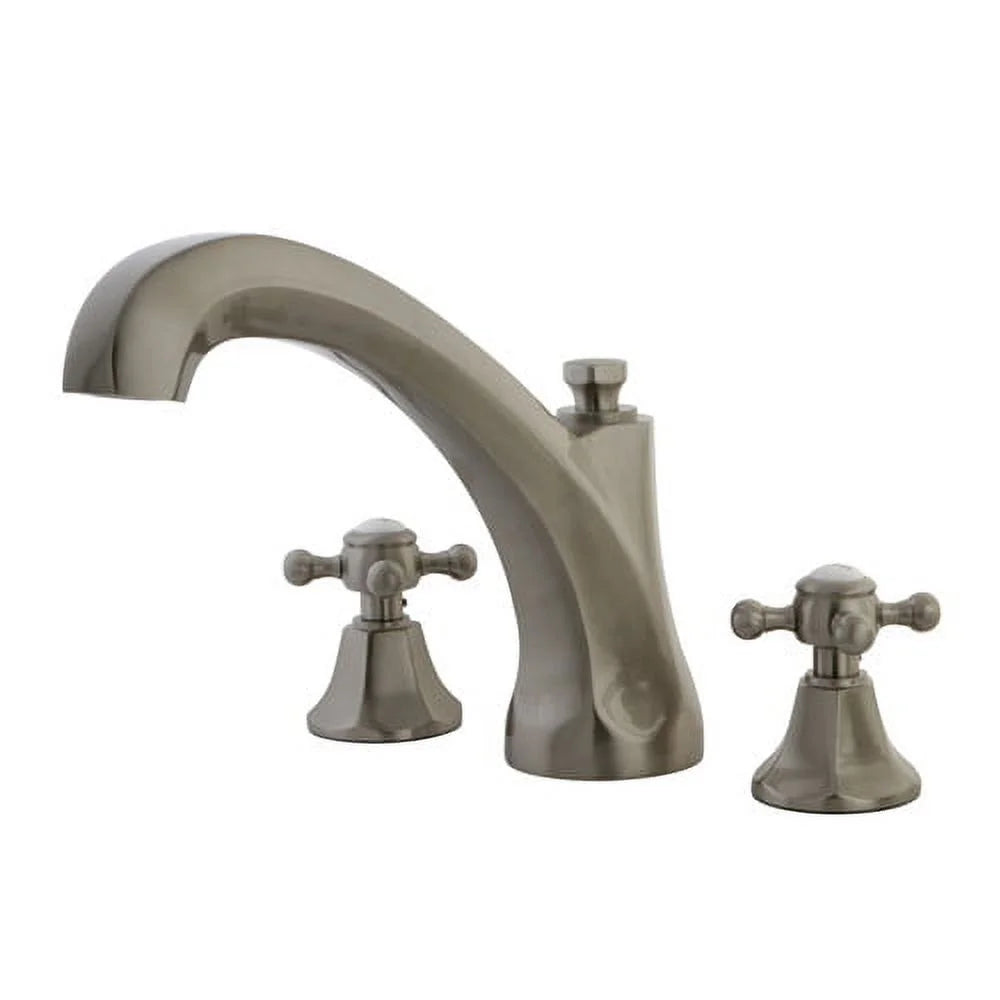 Double Handle Deck Mount Roman Tub Faucet E35901