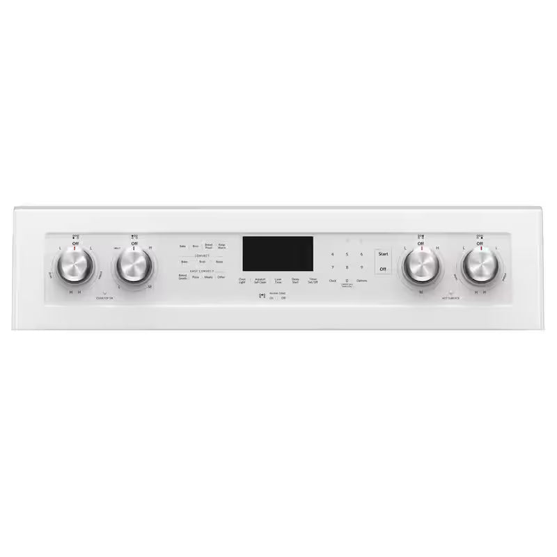 6.4 cu. ft. White Electric Range with Convection Oven T59076