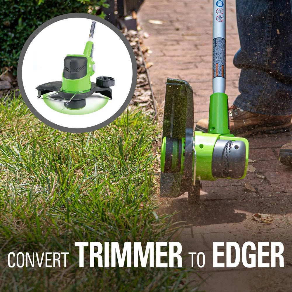 24V 12 Cordless String Trimmer/Edger with 2.0 Ah Battery & Charger M142195