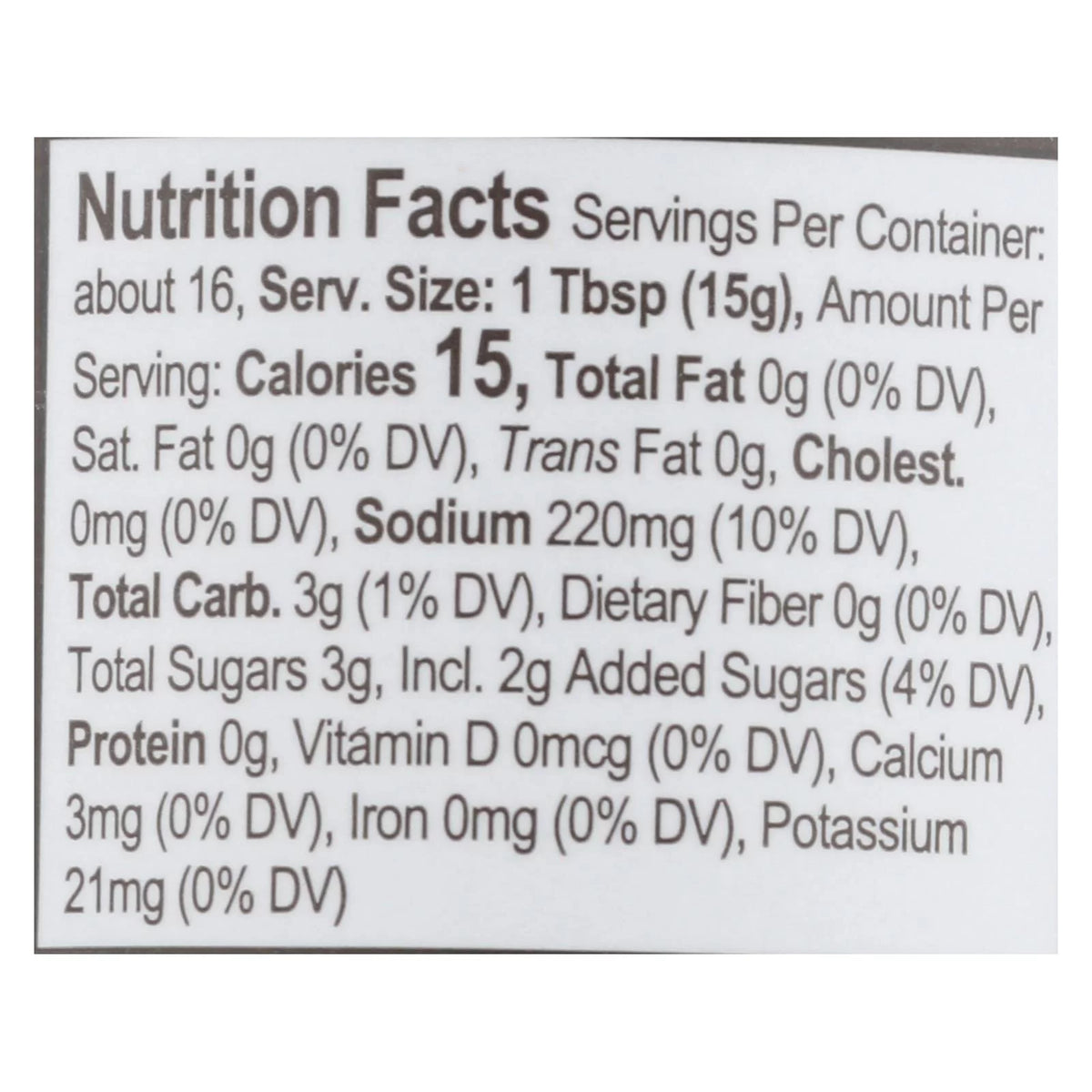 No Soy Teriyaki Sauce And Marinade, 8.5 Oz R6585