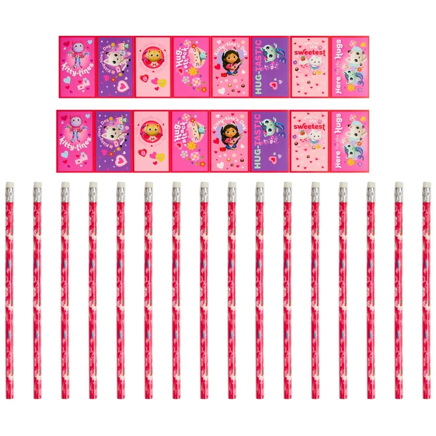 16 Count Greeting Card Set with Pencils Q223170
