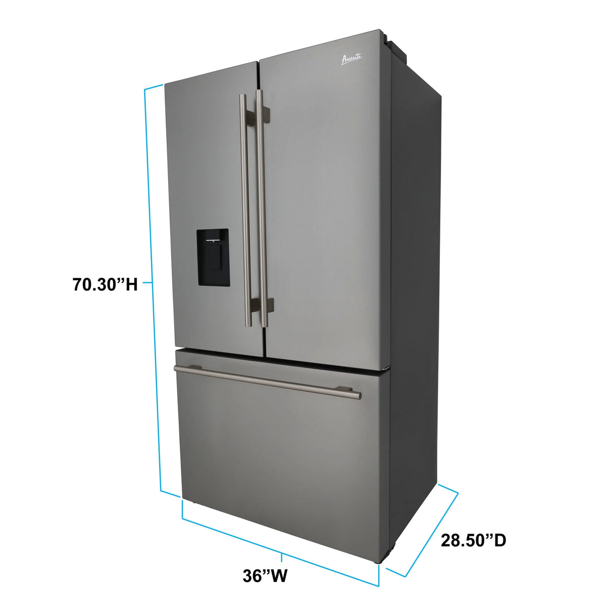 Stainless Steel Refrigerator, 22.1 cu ft D894